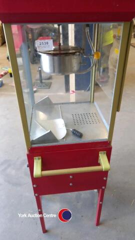 Popcorn machine and cart, ex event hire