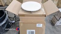 6 x pizza/baking stones with stainless steel wire rack