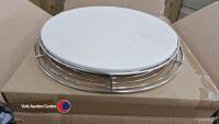 6 x pizza/baking stones with stainless steel wire rack - 2