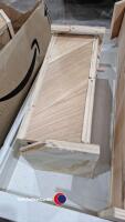 Oak panelled blue tit nest box and a butterfly hibernation box, new - 5