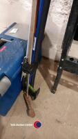 Work bench and tool box, tile cutter & poles - 3
