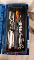 Work bench and tool box, tile cutter & poles - 5