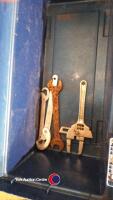 Work bench and tool box, tile cutter & poles - 6