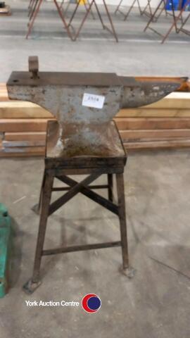 Anvil on stand