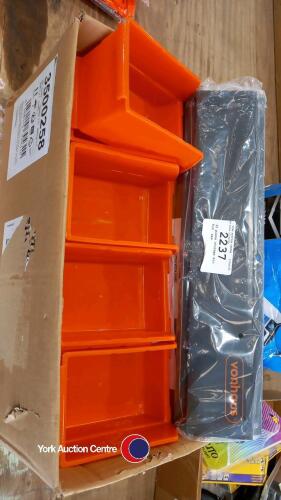 12 piece storage bin kit, new