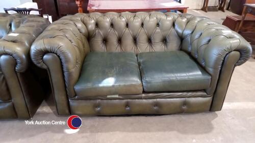 Green Thomas Lloyd Chesterfield sofa
