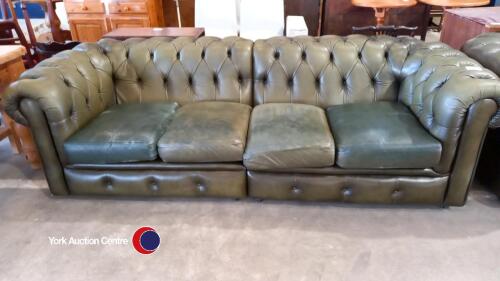 Green Thomas Lloyd Chesterfield sofa