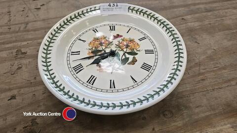 Portmeirion kitchen wall clock