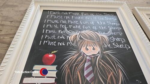 Rebel by Jennifer Hogwood, edition Size 54/75, image size 20in x 20in, includes certificate of authenticity, white scallop frame with inner slip, regular price £550.00