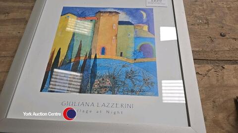 Giuliana Lazzerini, Village At Night print