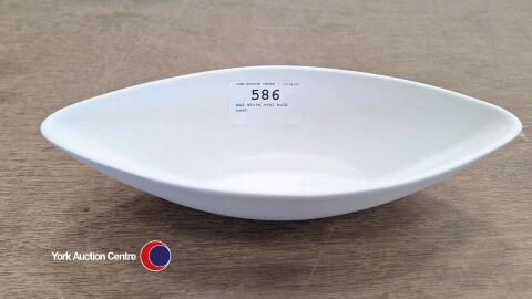 M&S white oval bulk bowl