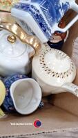 Quantity of Wade teapots, plates and Ringtons tea caddies - 6