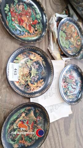 5 x Russian collector plates