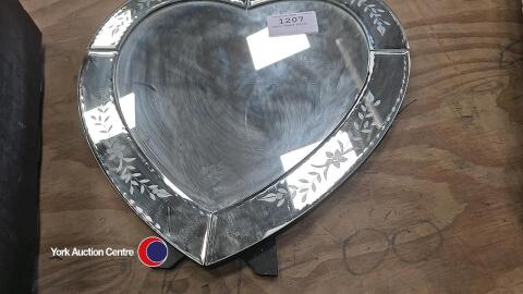 Heart shaped mirror