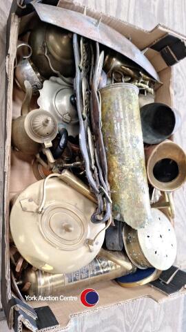 Box of brass and copper