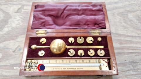 Cased Sikes hydrometer