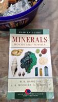 Tub of gemstones and crystals and 2 x books - 3