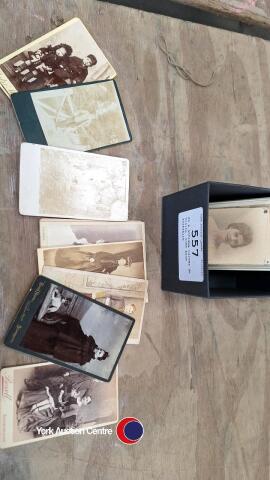 20 x antique Cartes de Visite, some from Yorkshire