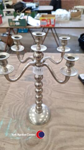 5 tier aluminium candle stick