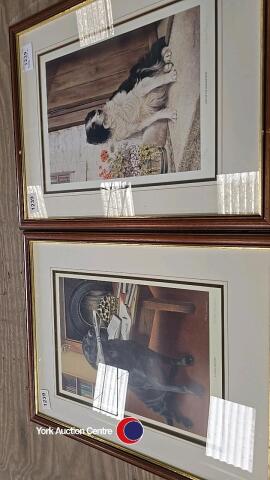 2x Nigel Hemming dog pictures