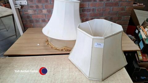 3 x standard lamp shades