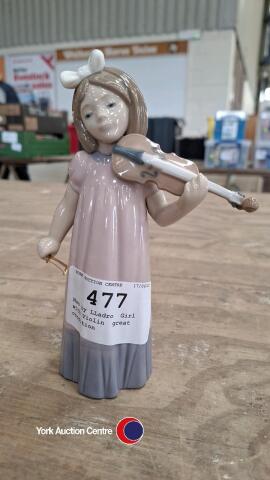 Nao by LLadro, Girl with Violin, great condition