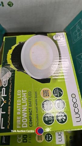 11 x assorted LED ceiling downlights