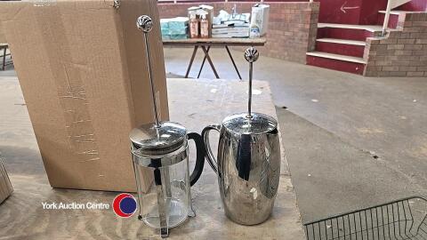 Collection of stainless cafeterias