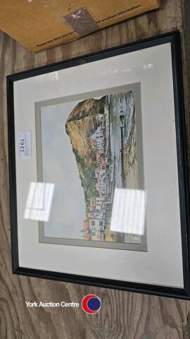 Signed John Freeman of Whitby print of Staithes