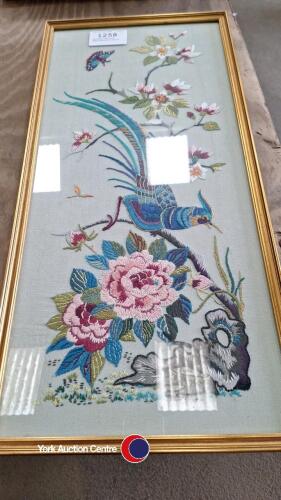 Chinese/Japanese embroidered picture