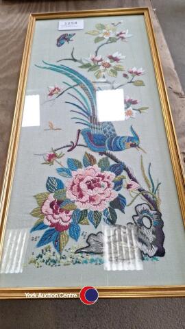 Chinese/Japanese embroidered picture