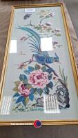 Chinese/Japanese embroidered picture