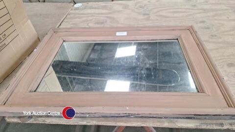 Old pine mirror