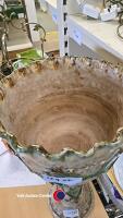 Large decorative indoor plant pot and stand - 3