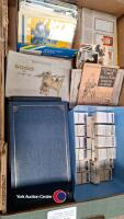 Collection of postcards, cigarette cards & FDC's plus other ephemera