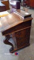 Antique Davenport bureau - 2
