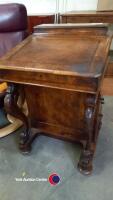 Antique Davenport bureau - 6