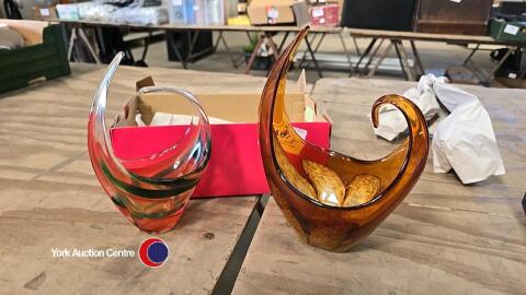 Selection of Murano Glass ornaments from Venice