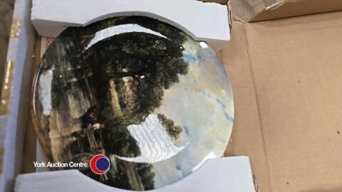 Limited Edition Royal Doulton plate in original box. The Hay Wain, Constable Country, with Certificate of Authenticity and brochure with full descrip