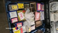3 Crates of boxed various sized screws - 4