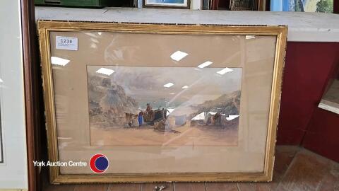 J.C.Uren watercolour - listed artist
