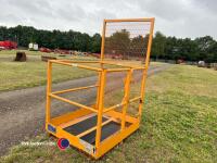 Forklift/telehandler safety cage - 2