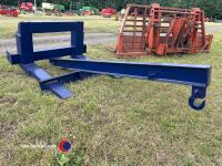 Pallet forks with detachable jib Massey Ferguson or Quicke brackets - 2