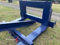 Pallet forks with detachable jib Massey Ferguson or Quicke brackets - 4