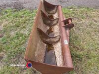 Digger ditching bucket 6ft wide 50mm pins - 3