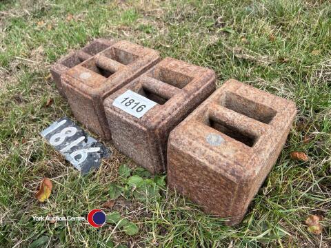 Cast iron weights, 4nr