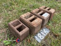 Cast iron weights, 4nr - 2