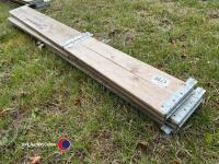 3 x raised bed sections ideal veg plots - 3