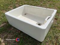 Belfast sink, 600mm x 450 x 200, gc - 2
