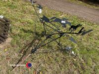 Large weather vane depicting race horses
